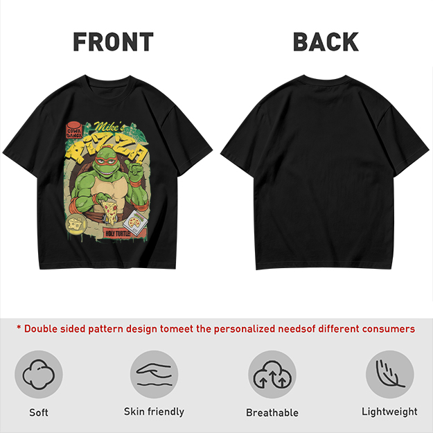 Teenage Mutant Ninja Turtle Mike's Pizza Graphic T-Shirt