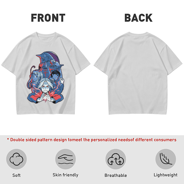 Fullmetal Alchemist Character Group Graphic T-Shirt