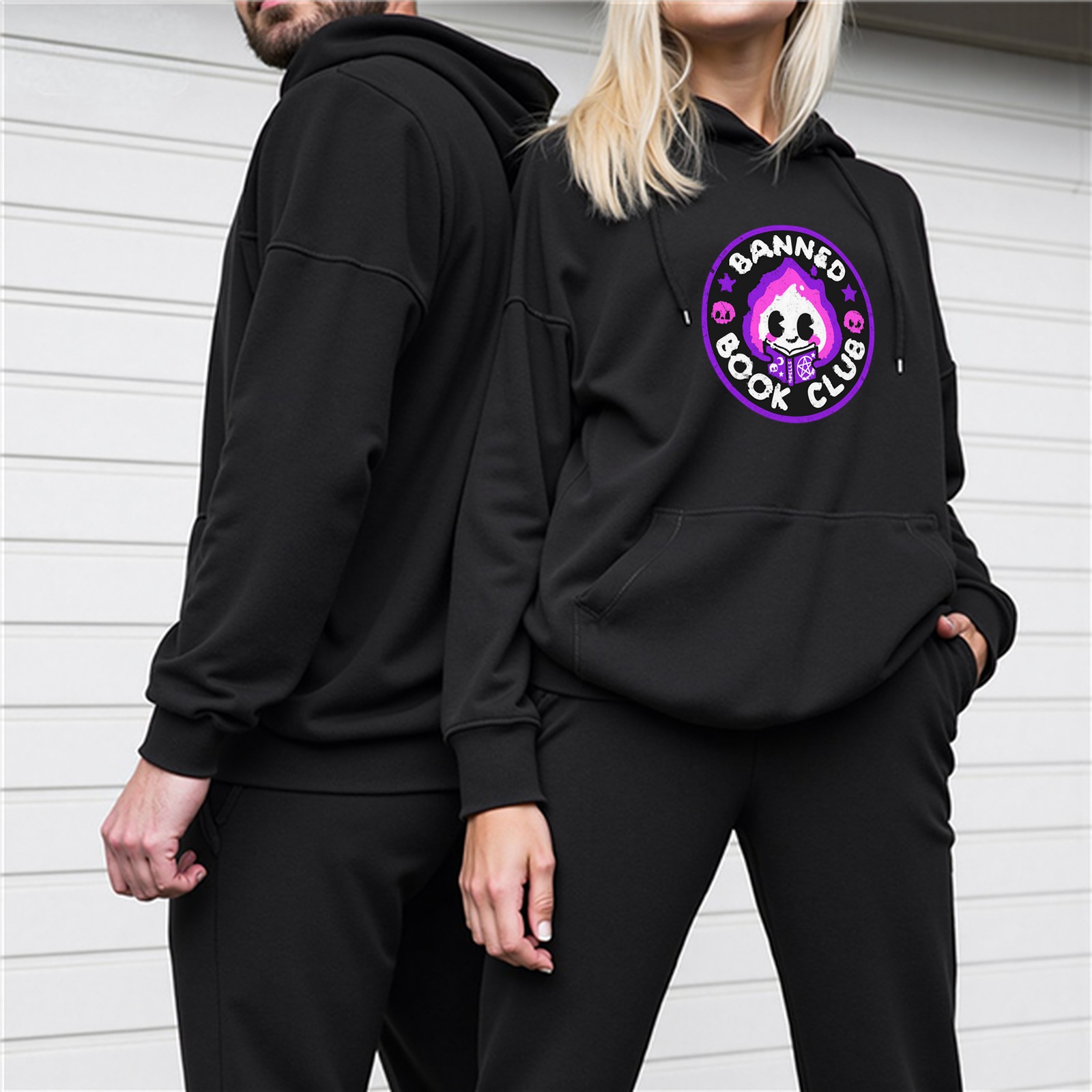 Banned Book Club Graphic Black Hoodie