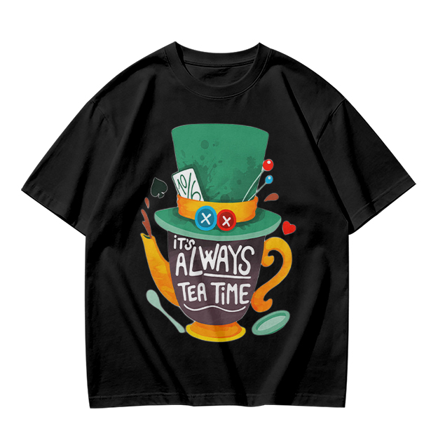 Mad Hatter Tea Time Graphic T-Shirt for Fans