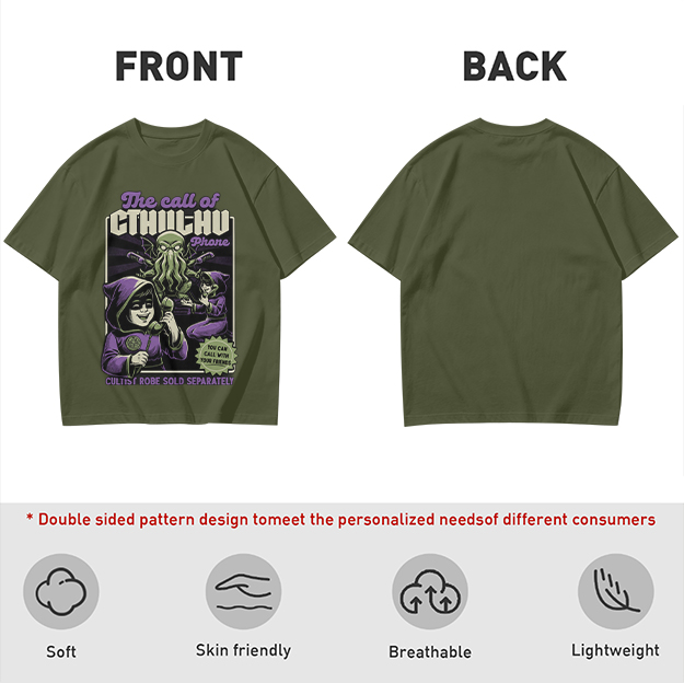 The Call of Cthulhu Phone Funny Graphic T-Shirt