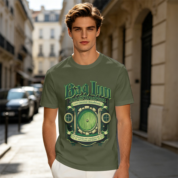 Bag Inn Bed and Breakfast Second Breakfast Themed T-Shirt
