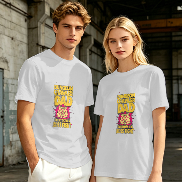 Dungeon Crawler Dad Everyday Is A Boss Fight T-Shirt