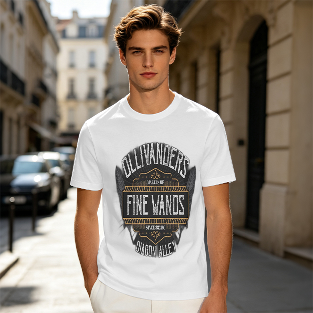 Ollivanders Fine Wands Diagon Alley Themed T-Shirt
