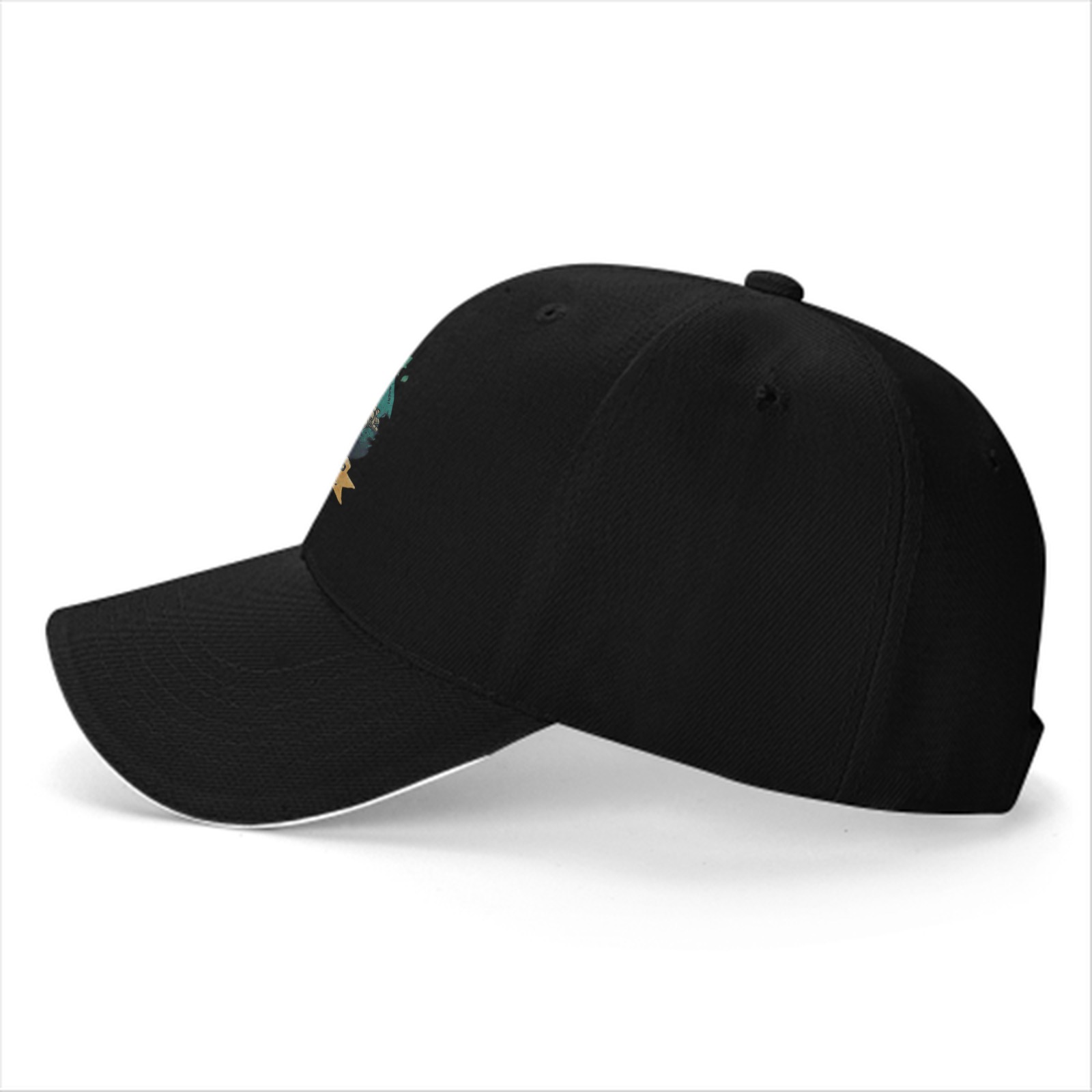 Dr. Doom's Summer Camp Themed Black Baseball Cap