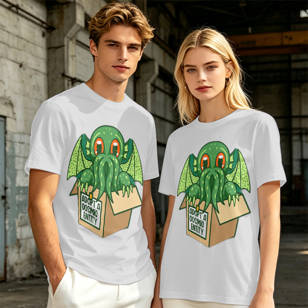 Adopt A Cosmic Entity Cute Cthulhu Graphic T-Shirt