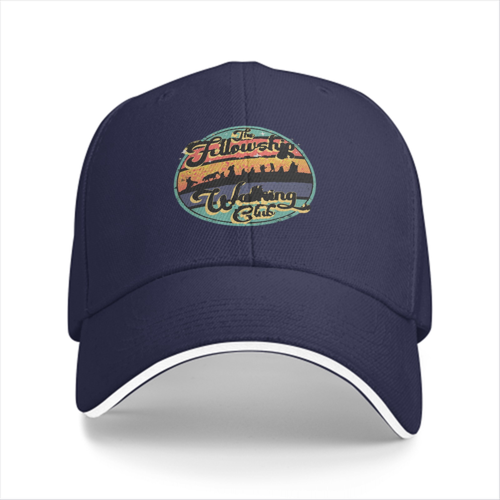 The Fellowship Walking Club Retro Graphic Baseball Cap
