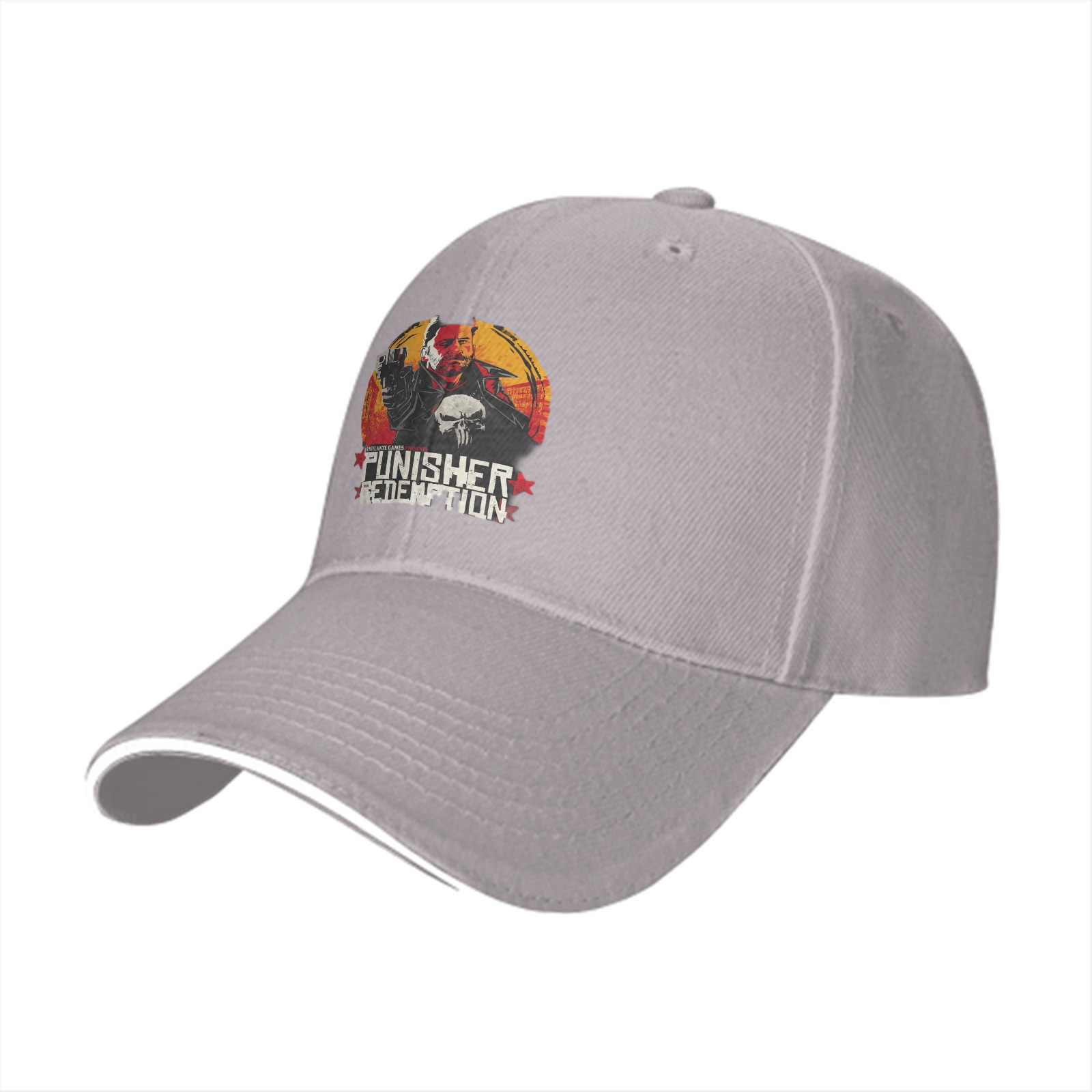Punisher Redemption Graphic Black Baseball Cap