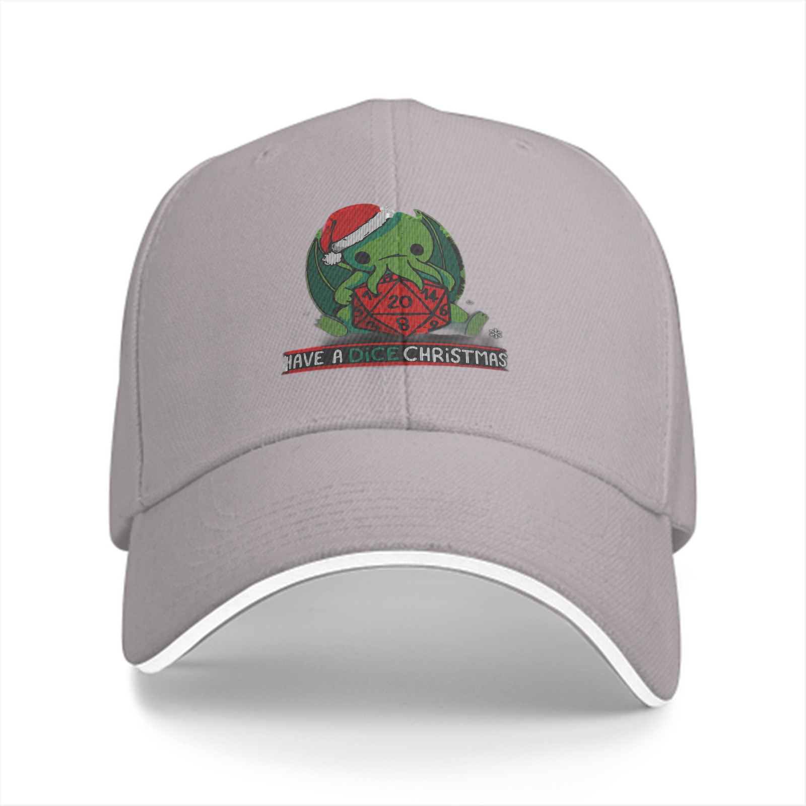 Have A Dice Christmas Cthulhu Baseball Cap