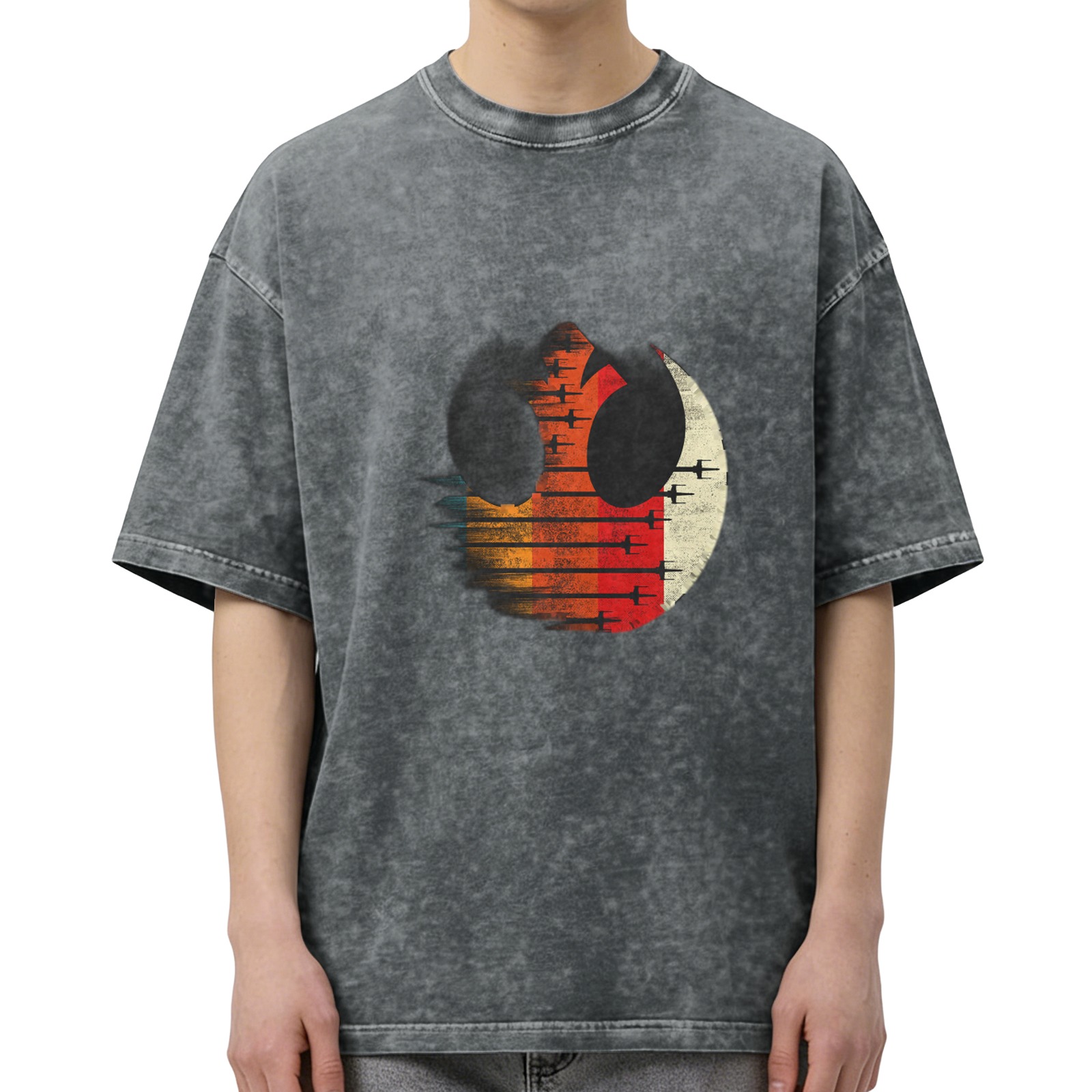 Star Wars Rebel Alliance Symbol Vintage Wash Graphic T-Shirt