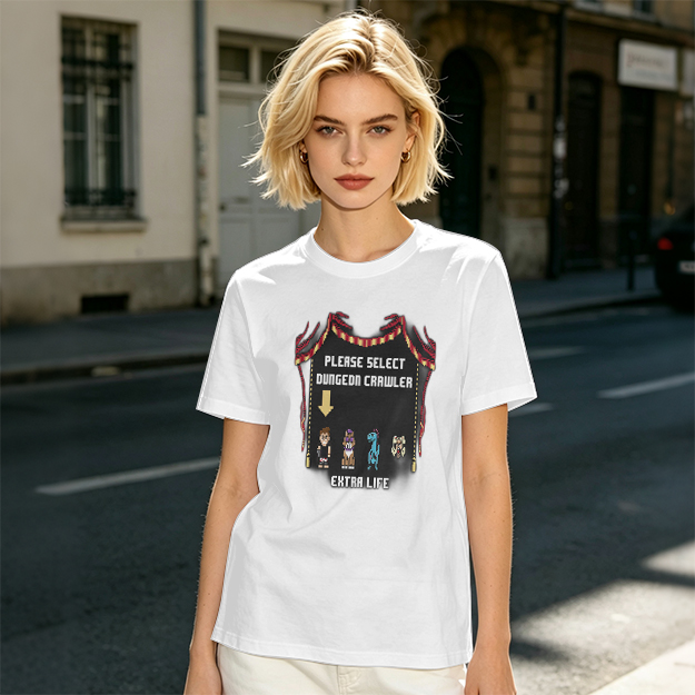 Dungeon Crawler Character Selection Gamer T-Shirt