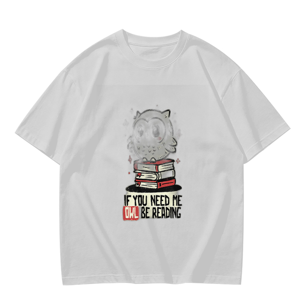 Owl Be Reading Pun T-Shirt for Book Lovers