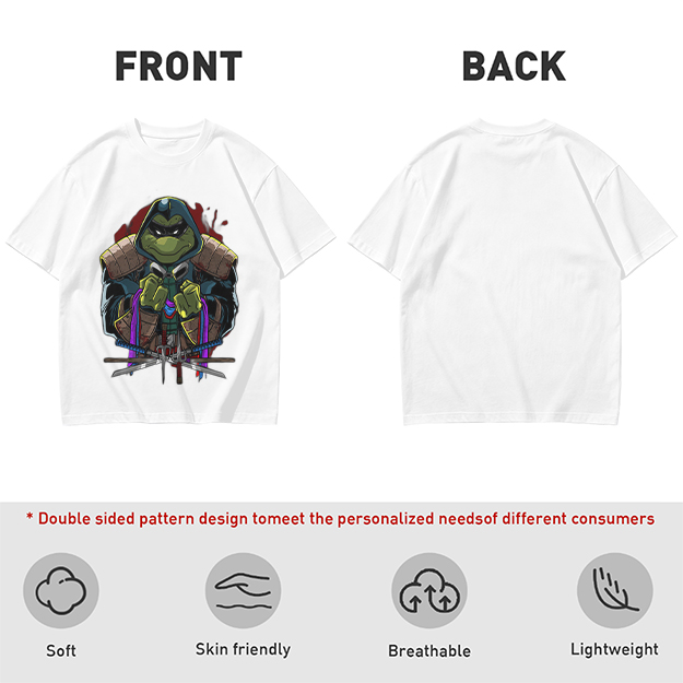 Teenage Mutant Ninja Turtles Hooded Warrior Graphic T-Shirt