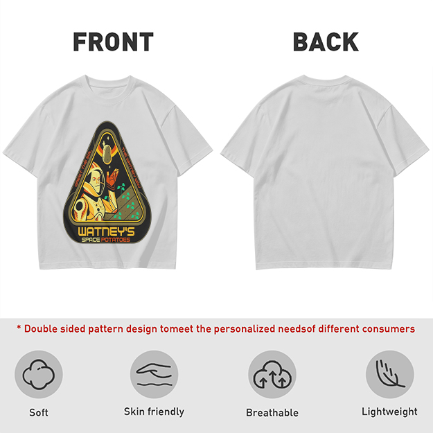 Watney's Space Potatoes Astronaut Graphic T-Shirt