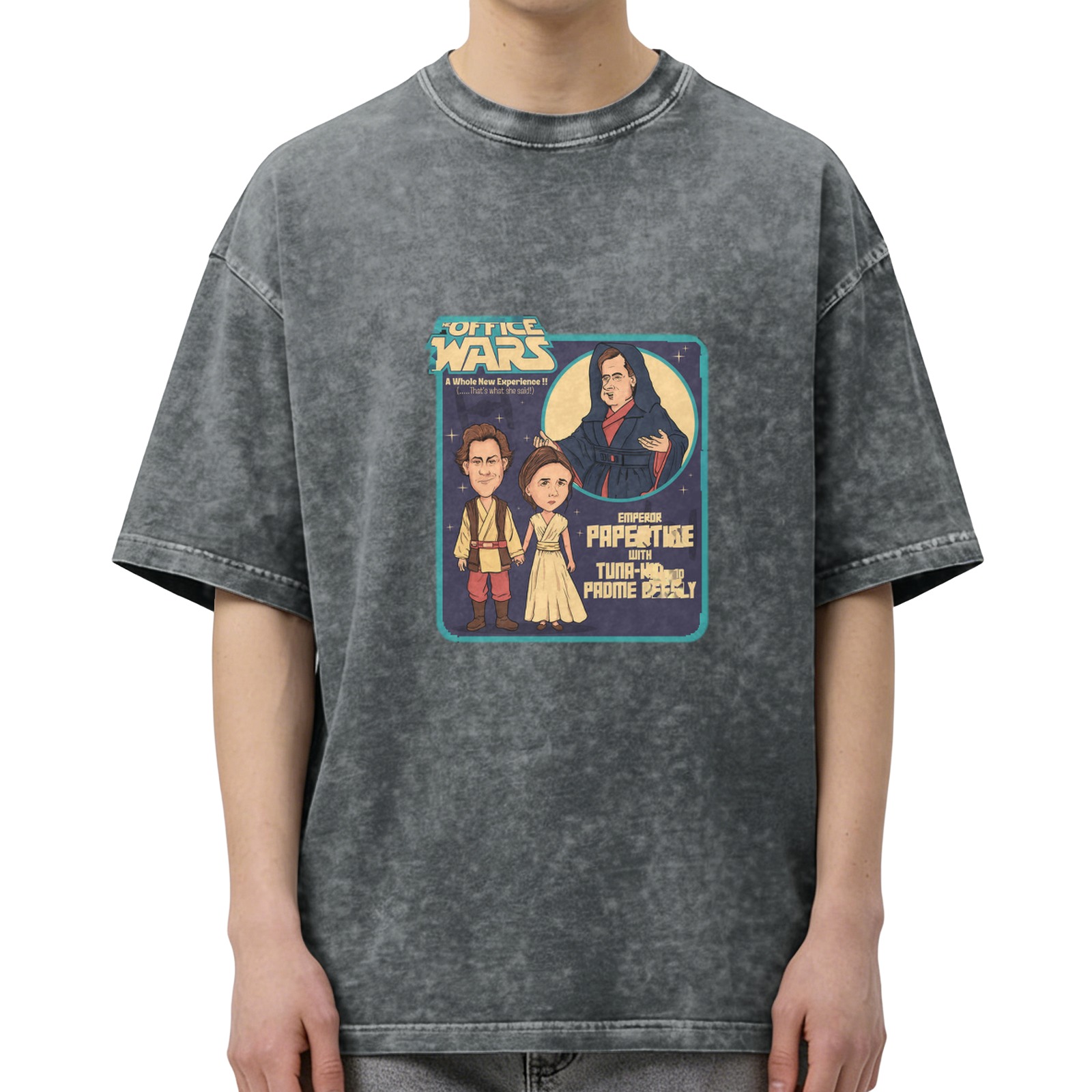 Office Wars Parody T-Shirt with The Office Star Wars Crossover Art
