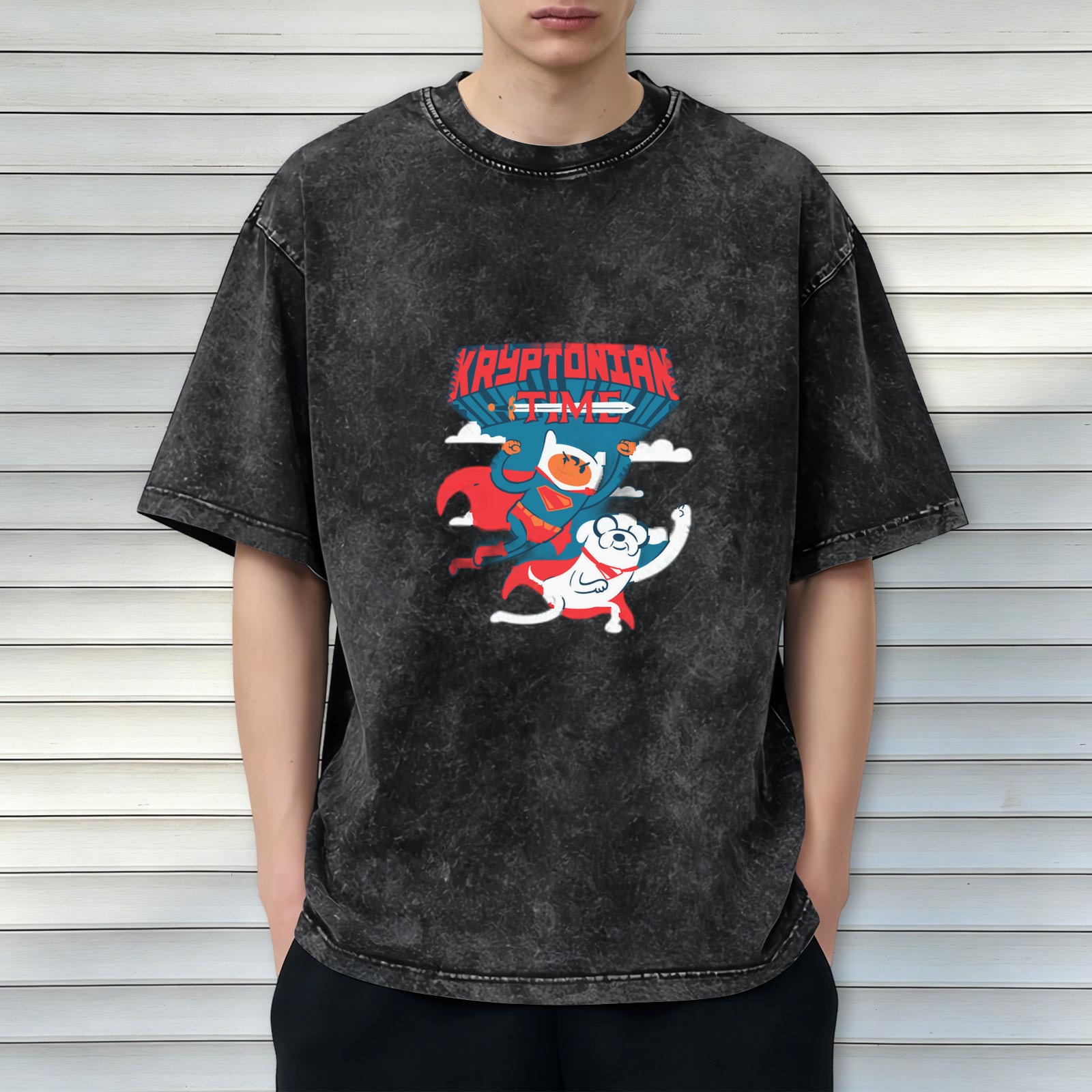 Kryptonian Time Superhero Adventure Graphic T-Shirt