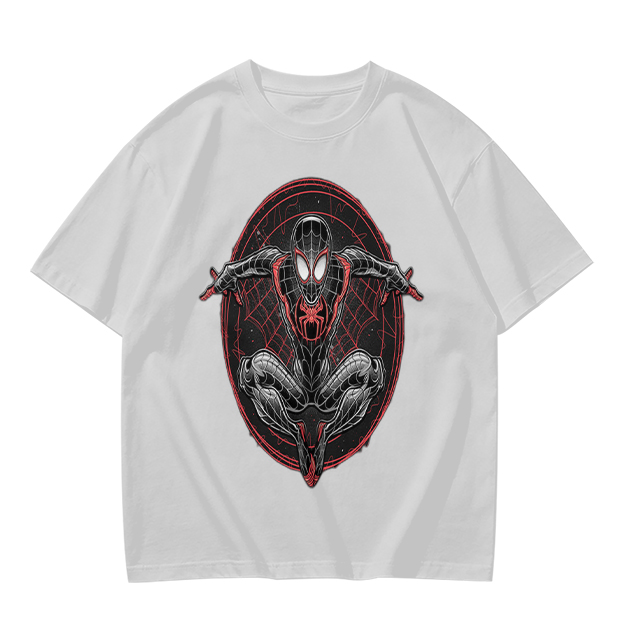 Olive T-Shirt With Spider-Man Miles Morales Graphic Print