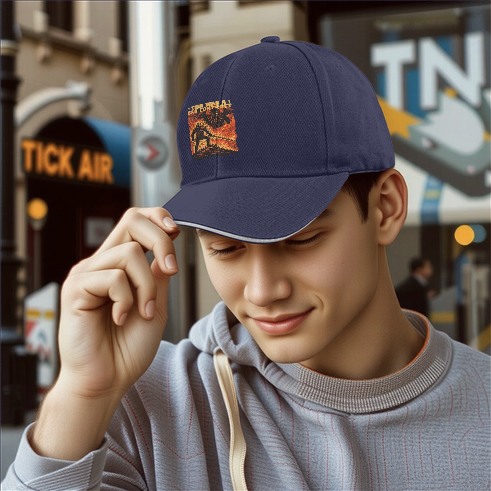 This Was A Bad Contract Graphic Baseball Cap