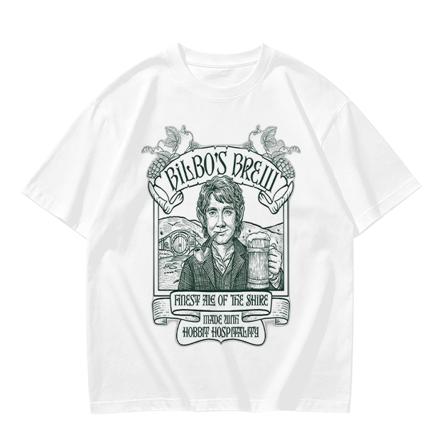 Bilbo's Brew Finest Ale of the Shire Themed T-Shirt