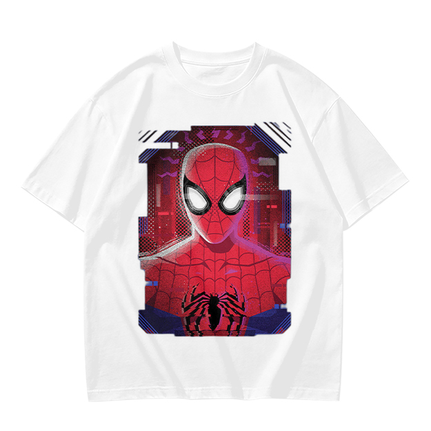 Olive Green Spider-Man Graphic Short Sleeve T-Shirt