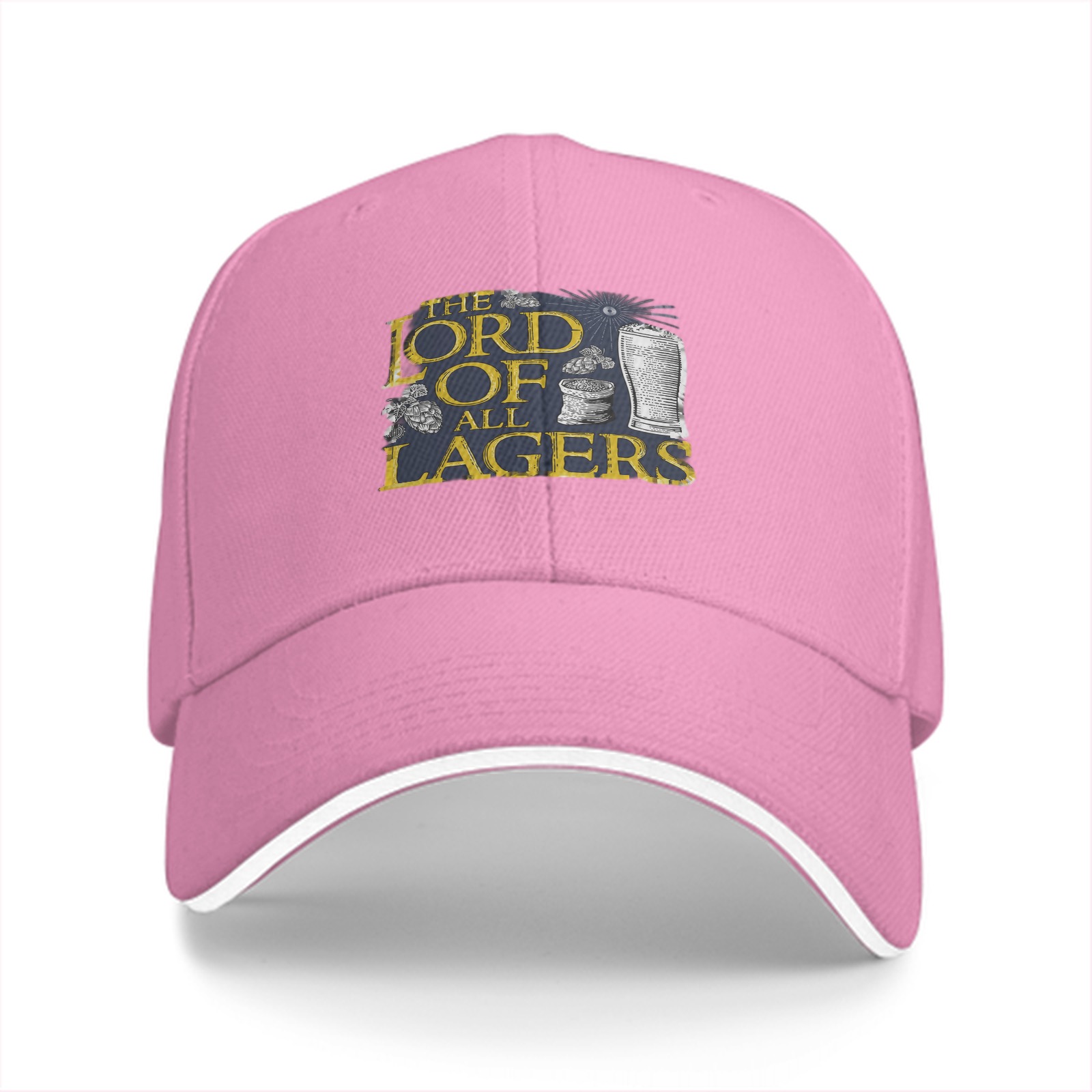 Lord Of All Lagers Black Baseball Cap