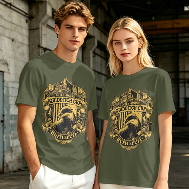 Hufflepuff Inter-House Quidditch Cup Crest T-Shirt
