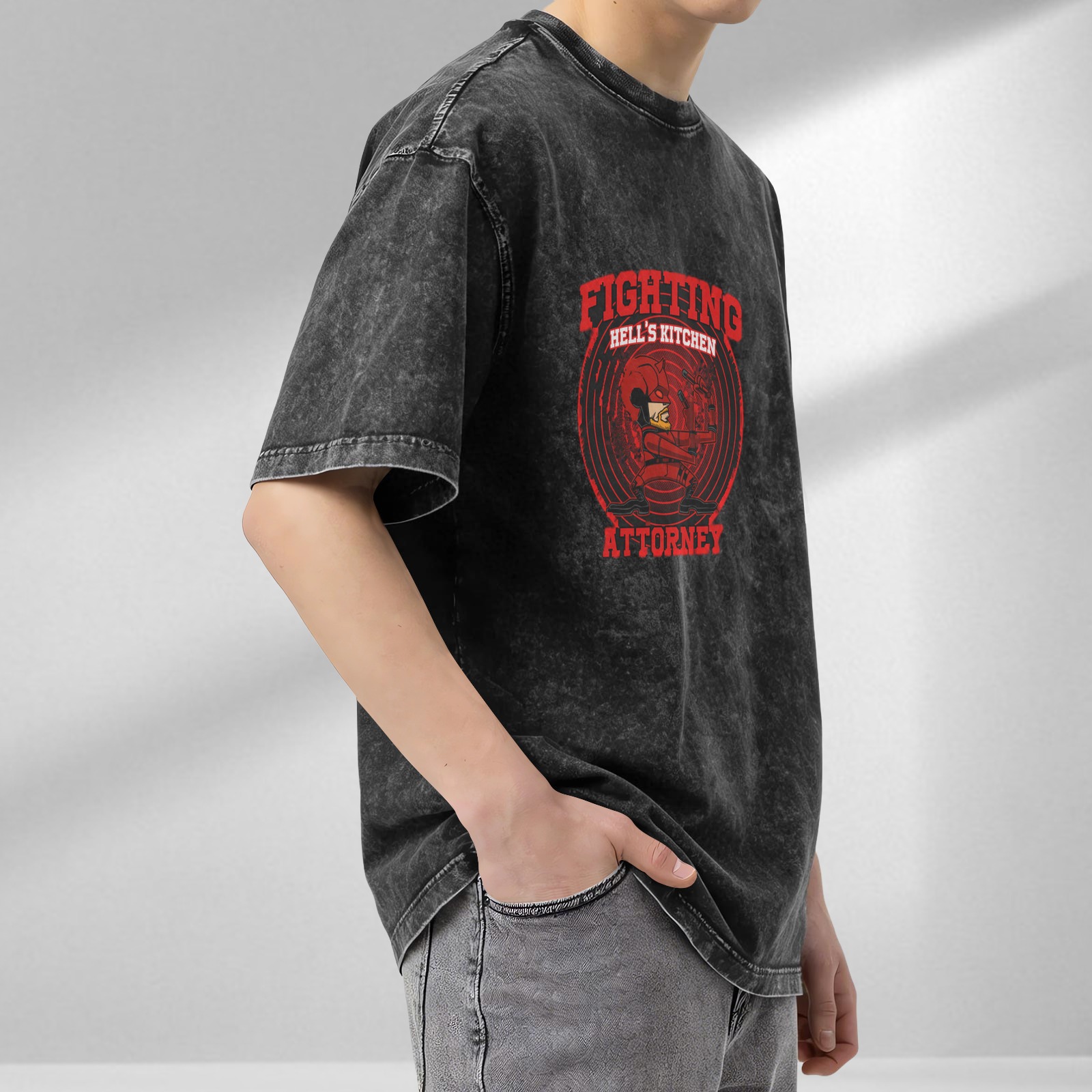 Fighting Hell's Kitchen Attorney Graphic Vintage T-Shirt