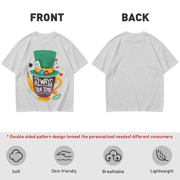 Mad Hatter Tea Time Graphic T-Shirt for Fans