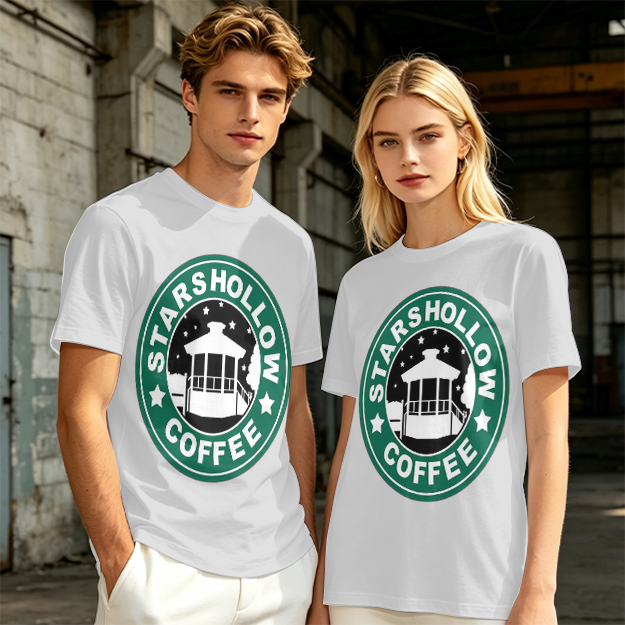 Starshollow Coffee Graphic Olive T-Shirt