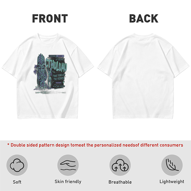 Cthuluau Tiki Terror Graphic T-Shirt Design