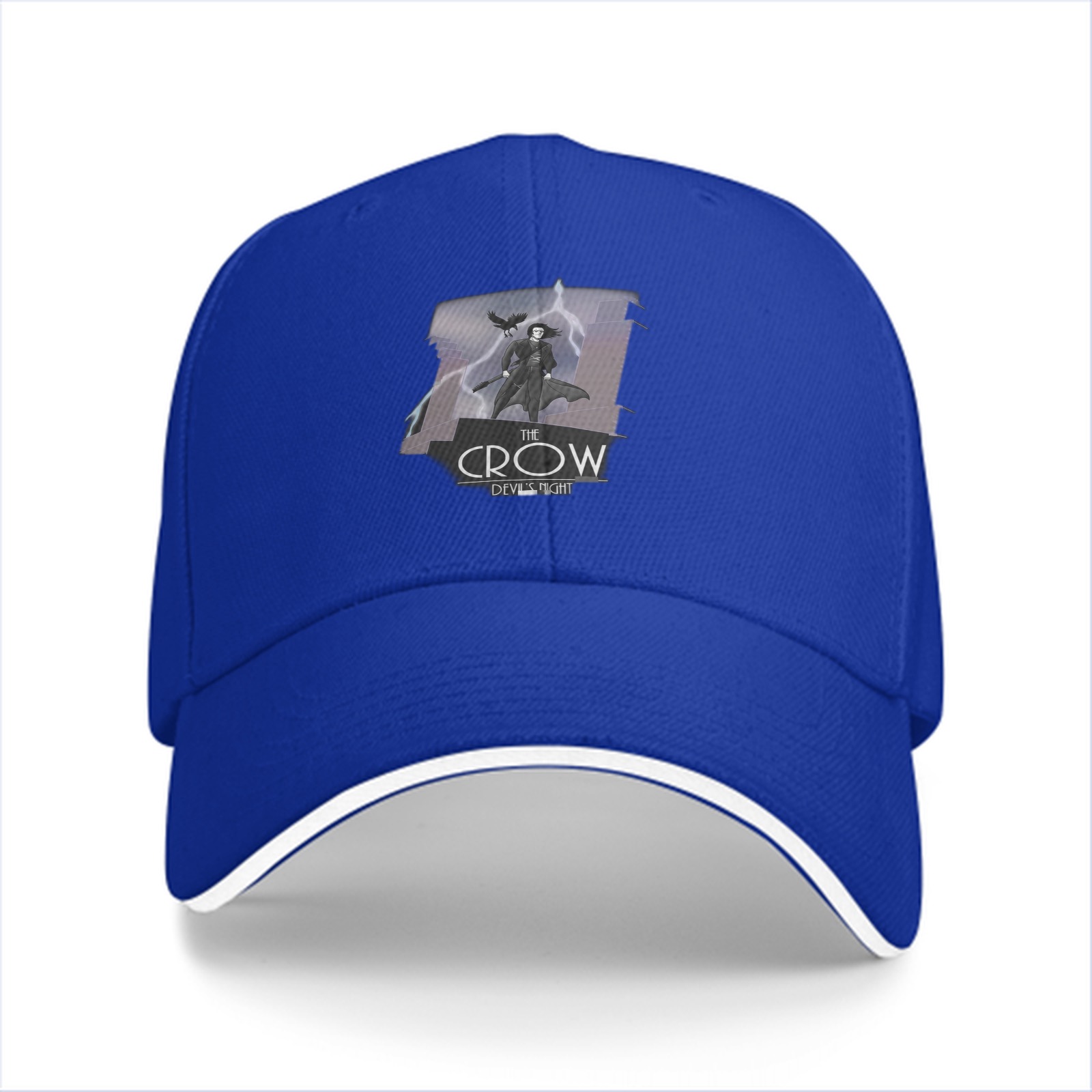 The Crow Devil's Night Graphic Black Baseball Cap