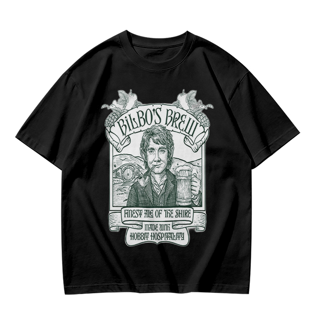 Bilbo's Brew Finest Ale of the Shire Themed T-Shirt