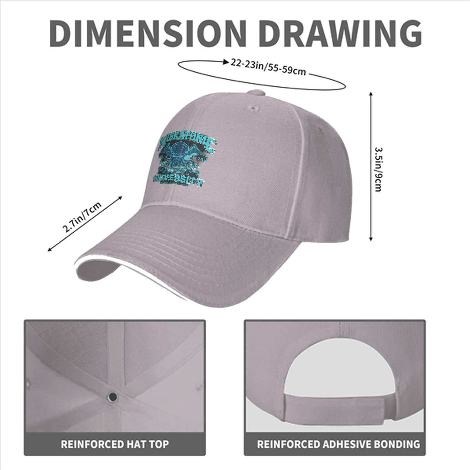 Miskatonic University Cthulhu Graphic Baseball Cap