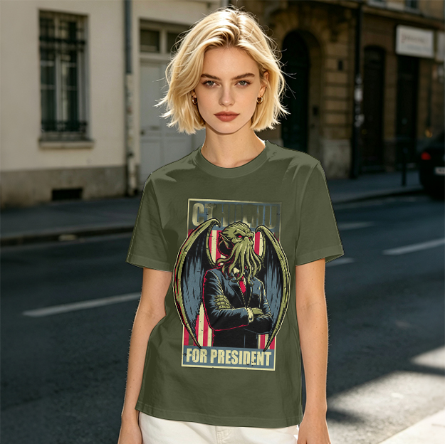 Cthulhu For President Graphic Tee