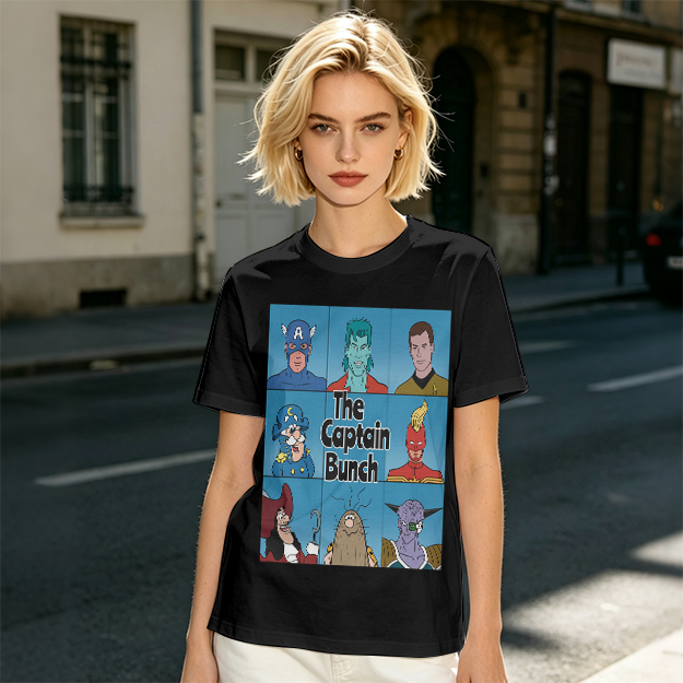 Olive T-Shirt Featuring The Captain Bunch Mashup Artwork