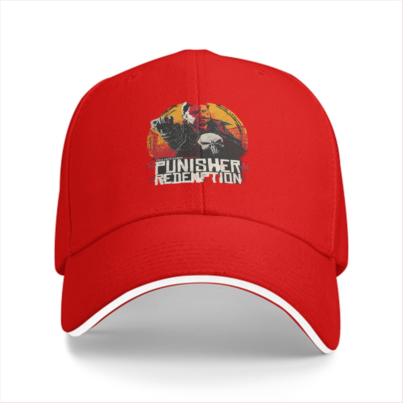 Punisher Redemption Graphic Black Baseball Cap