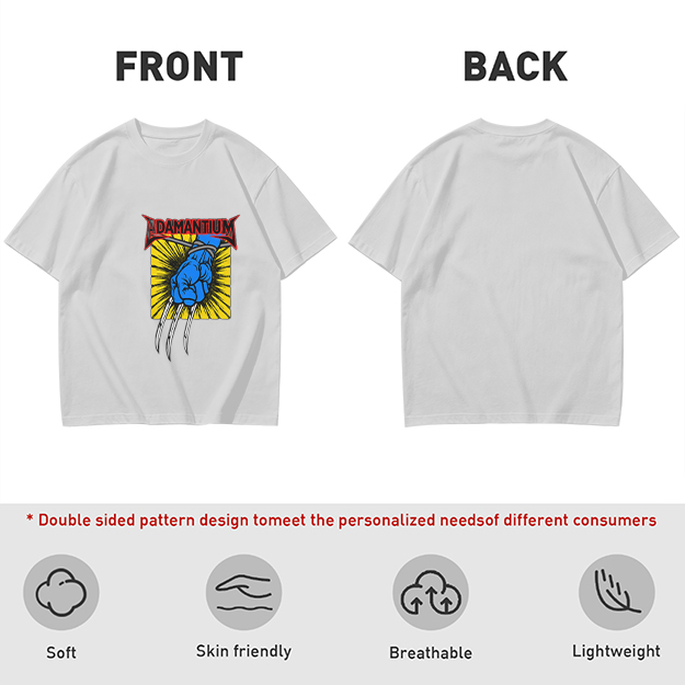 Olive T-Shirt with Adamantium Wolverine Claw Graphic