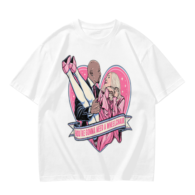 Olive Graphic T-Shirt With Funny Heart Print And Text