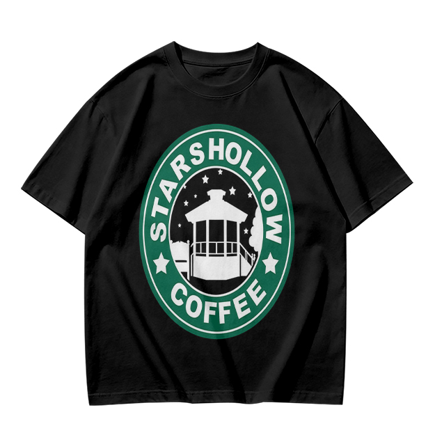 Starshollow Coffee Graphic Olive T-Shirt