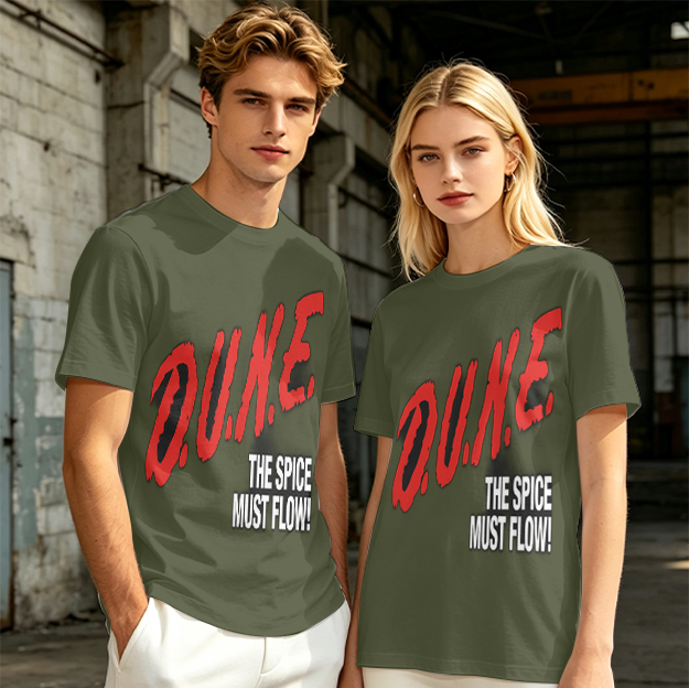 Olive Dune The Spice Must Flow Graphic T-Shirt