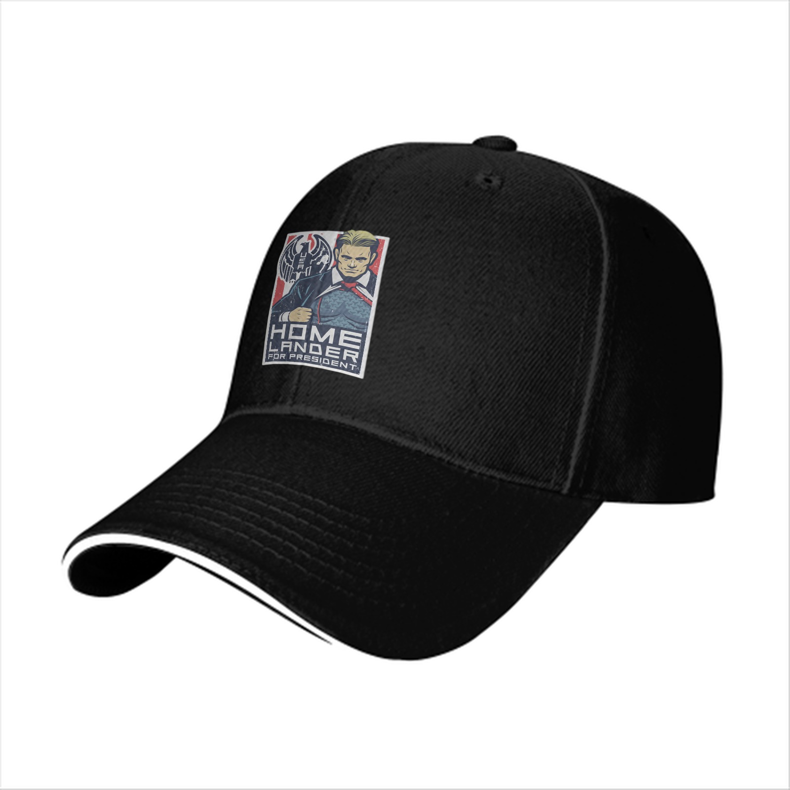 Homelander For President Graphic Black Baseball Cap