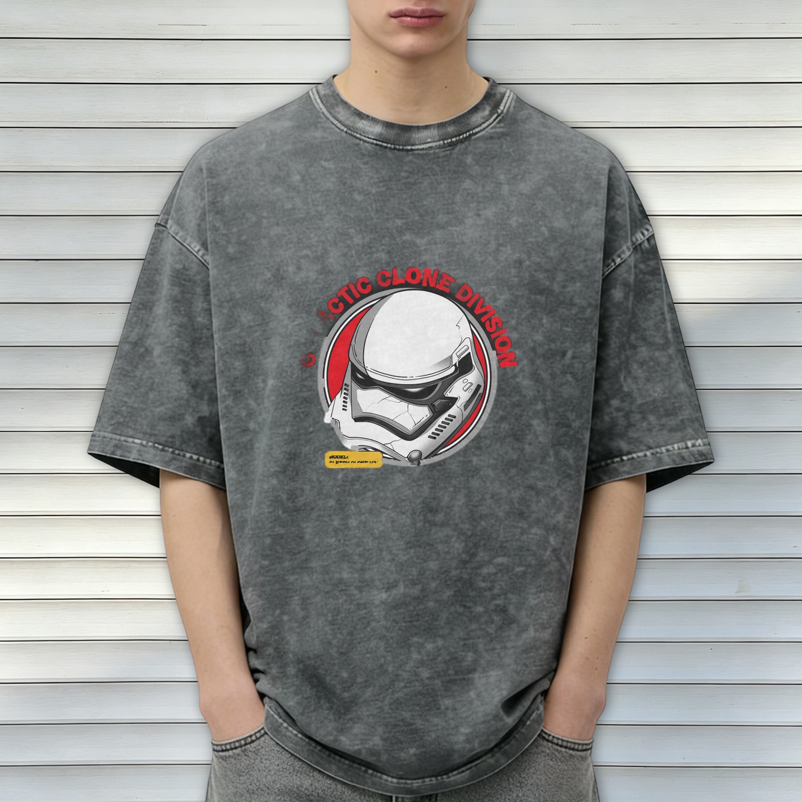 Arctic Clone Division Stormtrooper Helmet Graphic T-Shirt