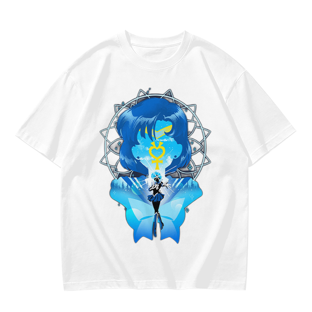 Sailor Mercury Graphic Print Olive T-Shirt