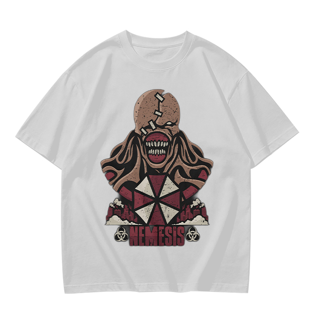 Resident Evil Nemesis Graphic Military Green T-Shirt