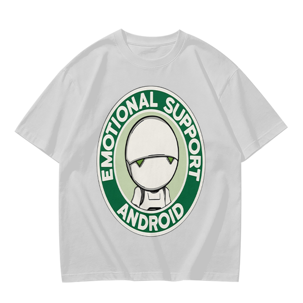 Emotional Support Android Graphic T-Shirt