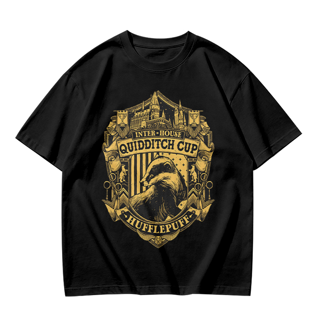 Hufflepuff Inter-House Quidditch Cup Crest T-Shirt