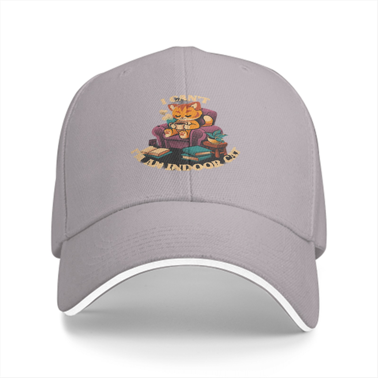 I Can't I'm An Indoor Cat Baseball Cap