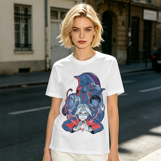 Fullmetal Alchemist Character Group Graphic T-Shirt