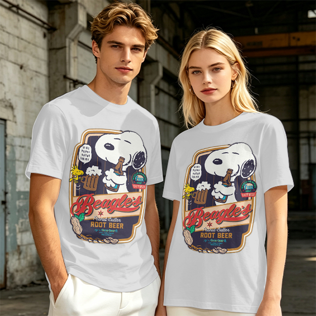 Snoopy Beagle's Root Beer Graphic T-Shirt