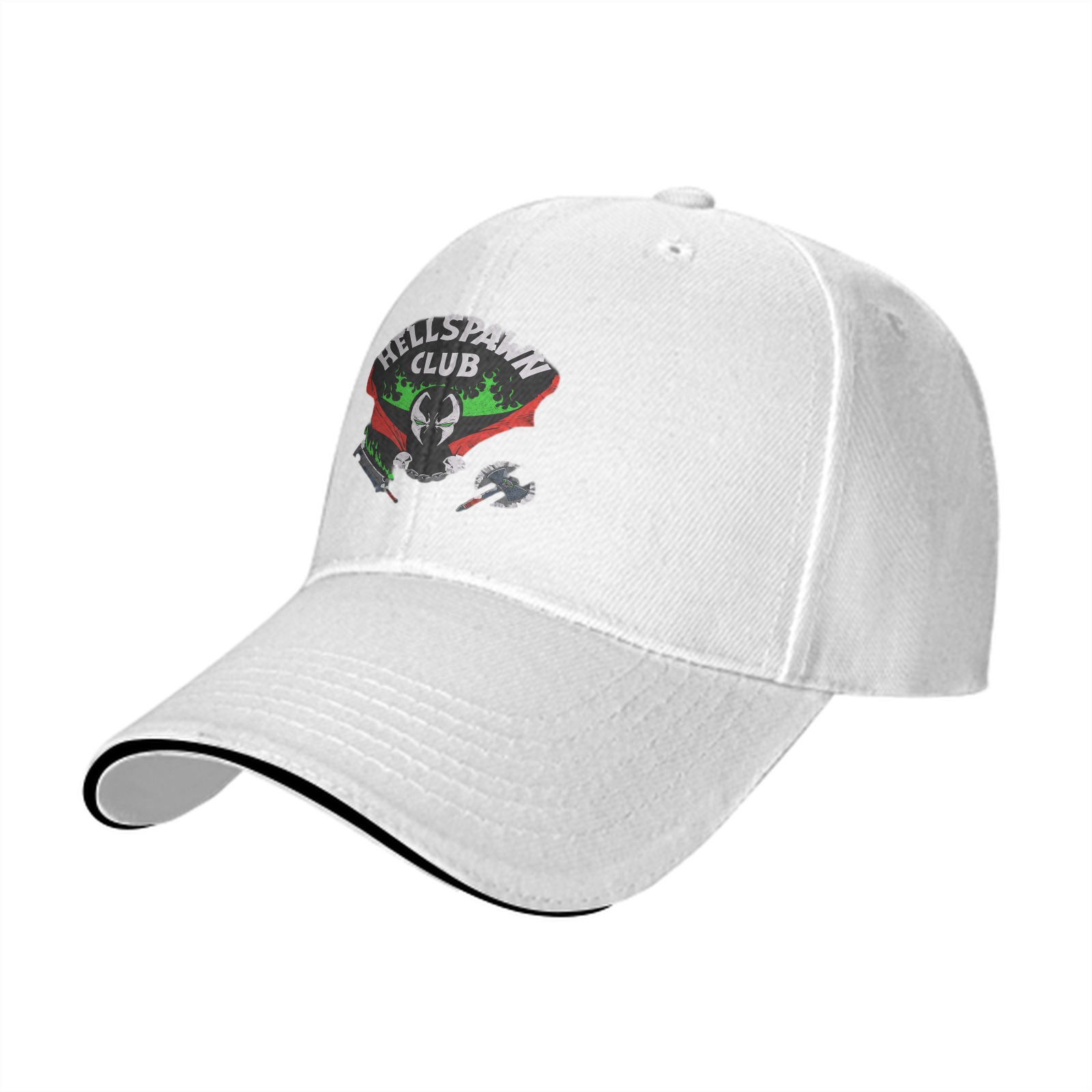 Hellspawn Club Graphic Black Baseball Cap